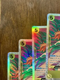 Full Playset (4x) Nami SR OP08-106 Two Legends One Piece TCG English NM Foil - Image 2