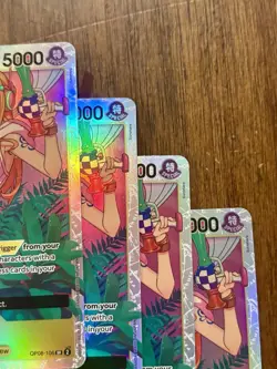 Full Playset (4x) Nami SR OP08-106 Two Legends One Piece TCG English NM Foil - Image 3