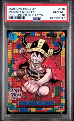 2025 ONE PIECE JPN PREMIUM COLLECTION ONE PIECE DAY'25 MONKEY D. LUFFY PSA 10 - Image 1