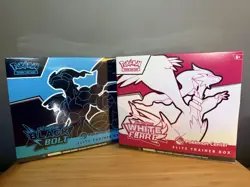 Pokemon Center Black Bolt & White Flare Elite Trainer Box ETB Set - SEALED - Image 1