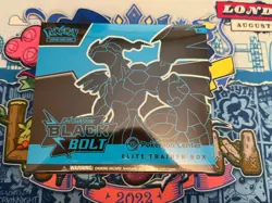 Pokemon Center Black Bolt ETB (Elite Trainer Box) Pokemon TCG - SEALED - Image 1