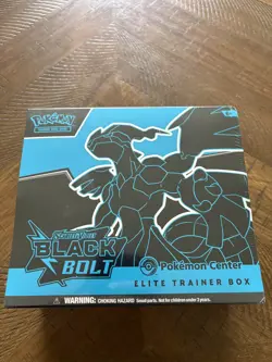 Pokemon Center Black Bolt ETB (Elite Trainer Box) Pokemon TCG - SEALED - Image 1