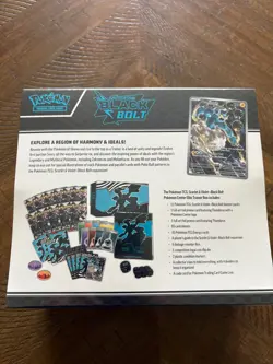 Pokemon Center Black Bolt ETB (Elite Trainer Box) Pokemon TCG - SEALED - Image 2
