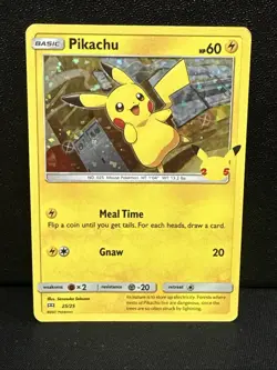 Pikachu 25/25 Holo Celebrations 25th Anniversary McDonald's Promo Pokemon Card - Image 1