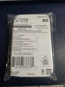 Gundam Card Game Official Damage Counter Dice 01 English Bandai - Image 2