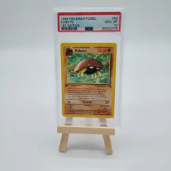 1999 Pokemon Fossil Kabuto #50/62 PSA 10 1st Edition - Image 1