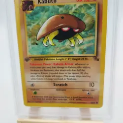 1999 Pokemon Fossil Kabuto #50/62 PSA 10 1st Edition - Image 4