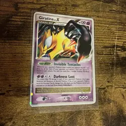 Giratina LV.X 124/127 Platinum Ultra Rare Holo 130HP Pokemon TCG Card English - Image 1