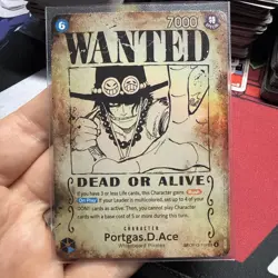 One Piece TCG - Portgas.D.Ace - Wanted Poster - (Error Card) - OP13 - 119 Sec - Image 1