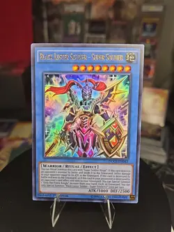 Yu-Gi-Oh Black Luster Soldier Super Soldier Ultra Rare Card DOCS-EN042 1st Ed - Image 1