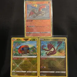 Pokemon Crown Zenith, 3 Radiant Pokemon Cards, NM/M, No Scratches! - Image 1