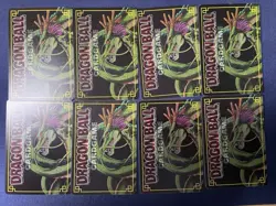 Lot of 8 Vintage Dragon Ball Z Carddass Prism Cards Japan 1995-2005 Rare Set - Image 2