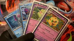 Pokemon TCG Cosmos (Swirl) Holo rares and promo lot 4 cards - Image 1