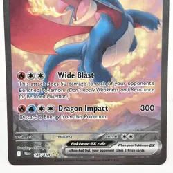 Pokemon TCG Salamence ex Journey Together 187/159 Special Illustration Rare Card - Image 3