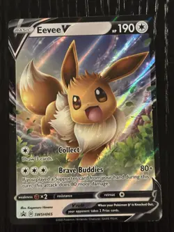 Eevee and It’s Evolution V Full Art Pokemon Card TCG Mint Condition - Image 3
