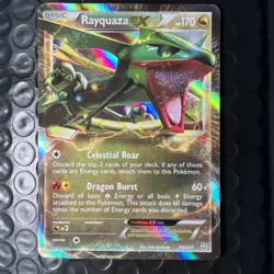 Pokemon TCG Rayquaza EX 85/124 Dragons Exalted Ultra Rare Card NM - Image 1