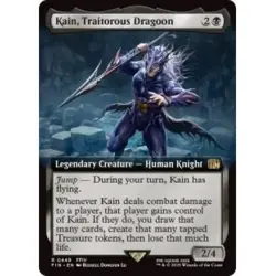 Kain, Traitorous Dragoon (extended Art) X4 M/NM Magic MTG Final Fantasy - Image 1