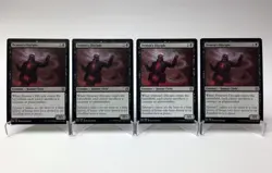 (4) MTG Demon's Disciple Zendikar Rising Magic: The Gathering MP - Image 1