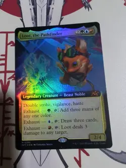 Loot, the Pathfinder - Foil - Extended Art Aetherdrift MTG - Image 1