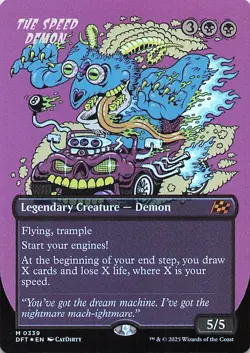 The Speed Demon (Borderless) Aetherdrift Foil - Image 1