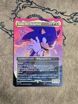 Sonic the Hedgehog 2087 Secret Lair Drop Non-Foil NM - Image 1