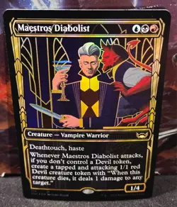 magic the gathering - FOIL! - Maestros Diabolist - Creature - Vampire Warrior - Image 1