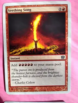 MTG Magic The Gathering Seething Song 216/350 9th Edition (9ED) 2005 NM x4 - Image 2