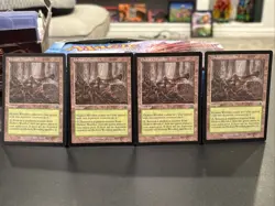 4x Hickory Woodlot Mercadian Masques #319 Mtg Magic LP - Image 1