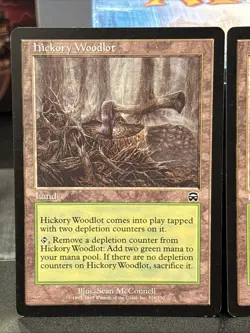 4x Hickory Woodlot Mercadian Masques #319 Mtg Magic LP - Image 2