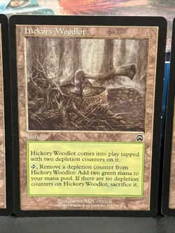 4x Hickory Woodlot Mercadian Masques #319 Mtg Magic LP - Image 4
