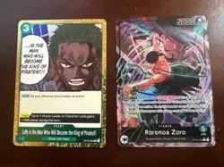 One Piece TCG Roronoa Zoro OP12-020 Leader Alt Art Legacy of the Master English - Image 1