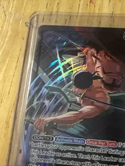 One Piece TCG Roronoa Zoro OP12-020 Leader Alt Art Legacy of the Master English - Image 2