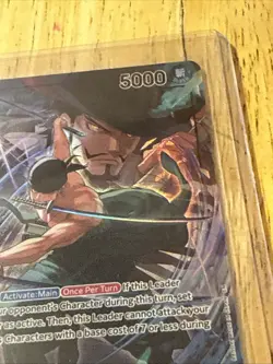 One Piece TCG Roronoa Zoro OP12-020 Leader Alt Art Legacy of the Master English - Image 3
