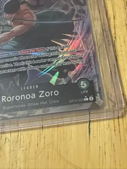 One Piece TCG Roronoa Zoro OP12-020 Leader Alt Art Legacy of the Master English - Image 4