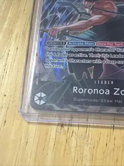 One Piece TCG Roronoa Zoro OP12-020 Leader Alt Art Legacy of the Master English - Image 5