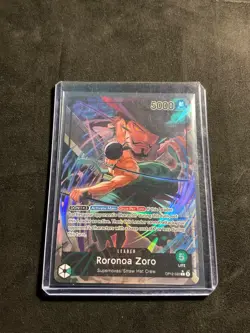 One Piece TCG Roronoa Zoro OP12-020 Leader Alt Art Legacy of the Master English - Image 2