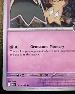 Team Rocket's Mimikyu 087/182 Uncommon Scarlet & Violet: Destined Rivals Pokemon - Image 4