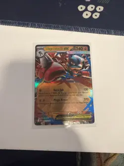 Pokemon TCG Mega Evolution Mega Lucario ex 077/132 English NM - Image 1