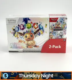 POKEMON PRISMATIC EVOLUTIONS ELITE TRAINER BOX BOOSTER BUNDLE 2-PACK COSTCO - Image 1