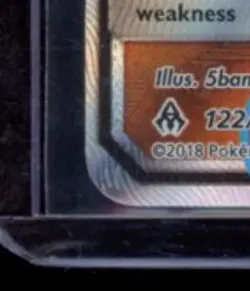 2018 POKEMON SUN & MOON FORBIDDEN LIGHT #122/131 LUCARIO GX FULL ART - Image 4