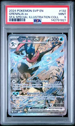 2024 Pokemon Black Star Promo Greninja EX Shrouded Special Ill Coll PSA 9 #132 - Image 1