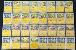 2025 Pokemon TCG S-Chinese Scarlet & Violet cs4ac 017/127 044/132 Pikachu Lot*32 - Image 1