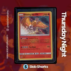 2016 POKEMON SM BLACK STAR PROMO #SM70 SHINING HO-OH - Image 1