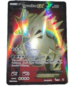 Pokemon 2015 XY Ancient Origins Tyranitar EX ULTRA RARE (Ungraded) - Image 1