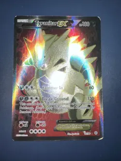 Pokemon 2015 XY Ancient Origins Tyranitar EX ULTRA RARE (Ungraded) - Image 2