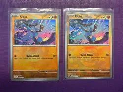 Riolu 50/131 Pokemon TCG Prismatic Evolutions Pokeball+Masterball Holo Near Mint - Image 1