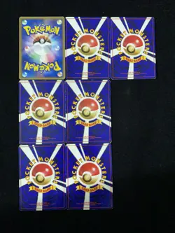 1996 Pokemon TCG English Basic Energy Water Fighting Fire Lot*7 BL25 - Image 2