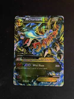 Pokemon TCG - M Charizard EX - 69/106 - XY Flashfire - Heavily Played - Image 1