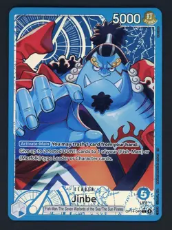 One Piece - Jinbe - OP14-040 (Alternate Art) OP14-040 The Azure Sea's Seven Foil - Image 1