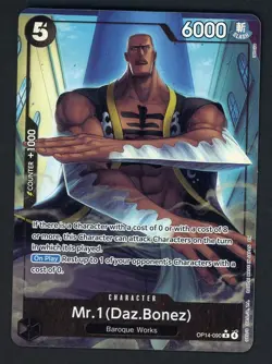 Mr.1 (Daz.Bonez) Alt Art OP14-090 R The Azure Sea's Seven - ONE PIECE - Image 1